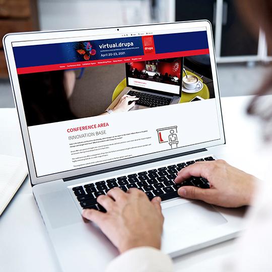 Werden Sie Teil der virtual.drupa 2021 drupa web page